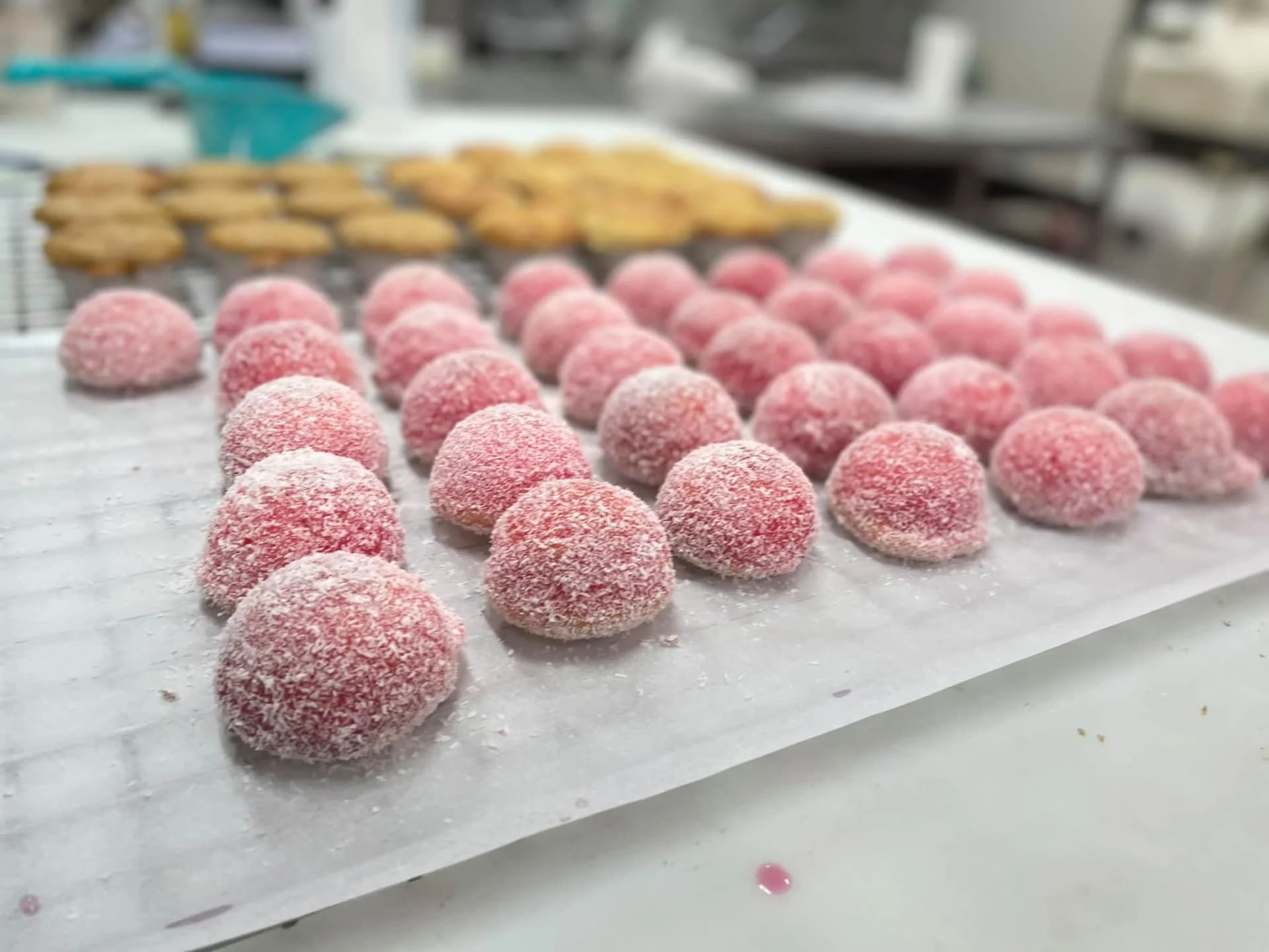 Raspberry Lamingtons